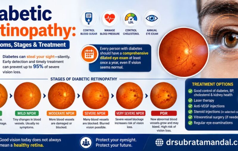 Diabetic Retinopathy: Symptoms, Stages & Treatment